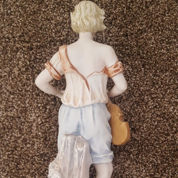 Tall Vintage Figurine Candrea Porcelain Set Man Women - Picture 8 of 16